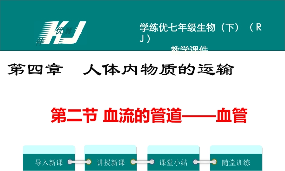 第二节 血流的管道——血管.ppt