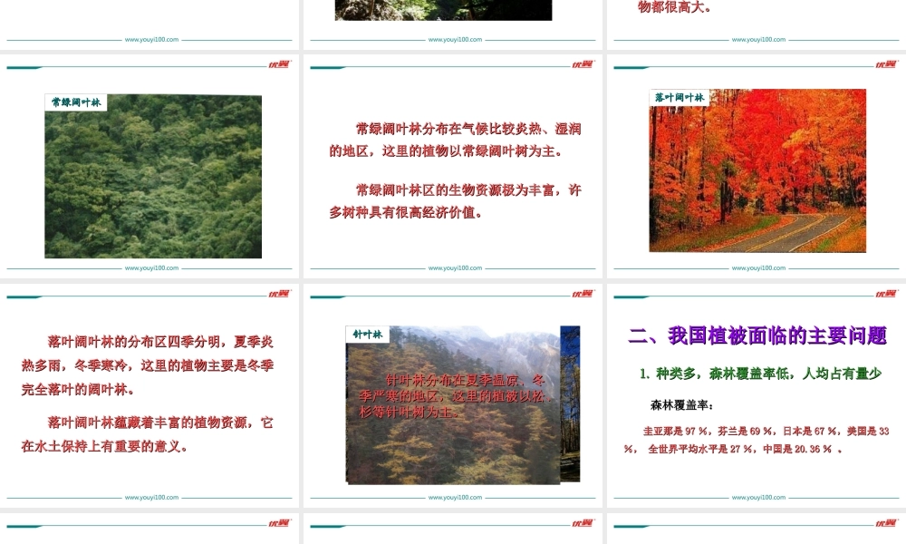 第六章爱护植被绿化祖国.ppt