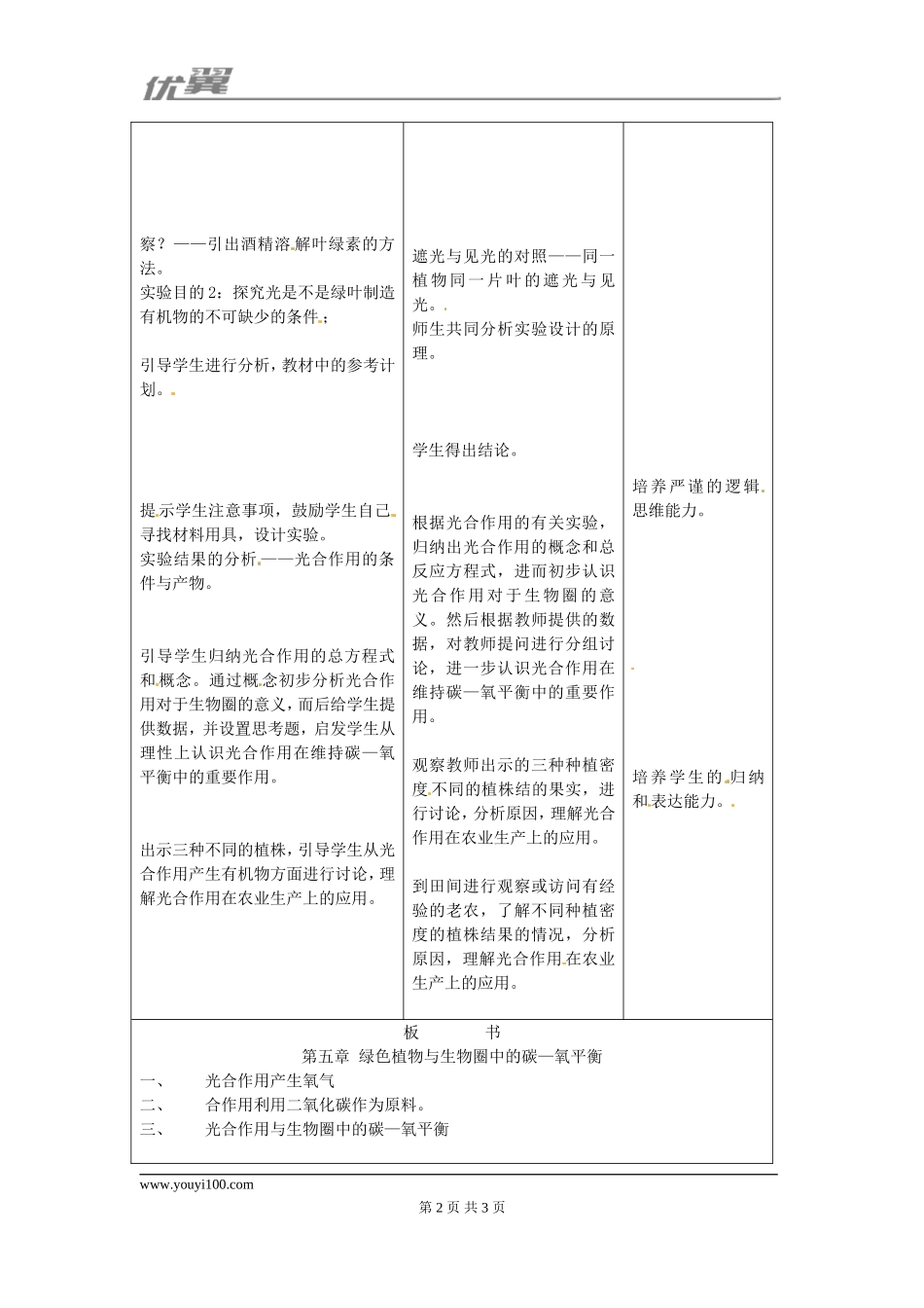 第一节 光合作用吸收二氧化碳释放氧气.doc_第2页