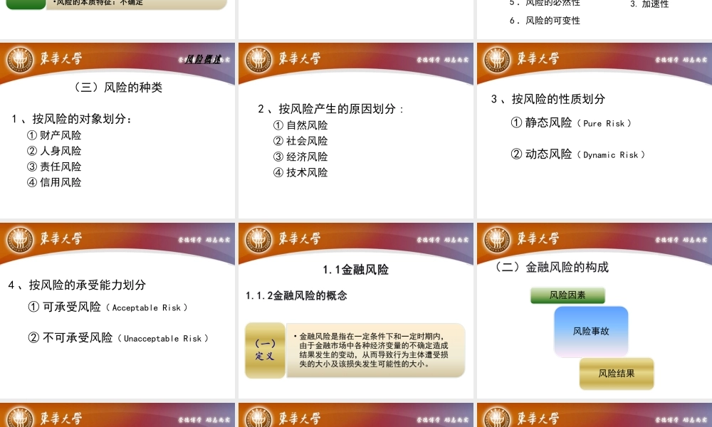 第一章金融风险基本理论.ppt