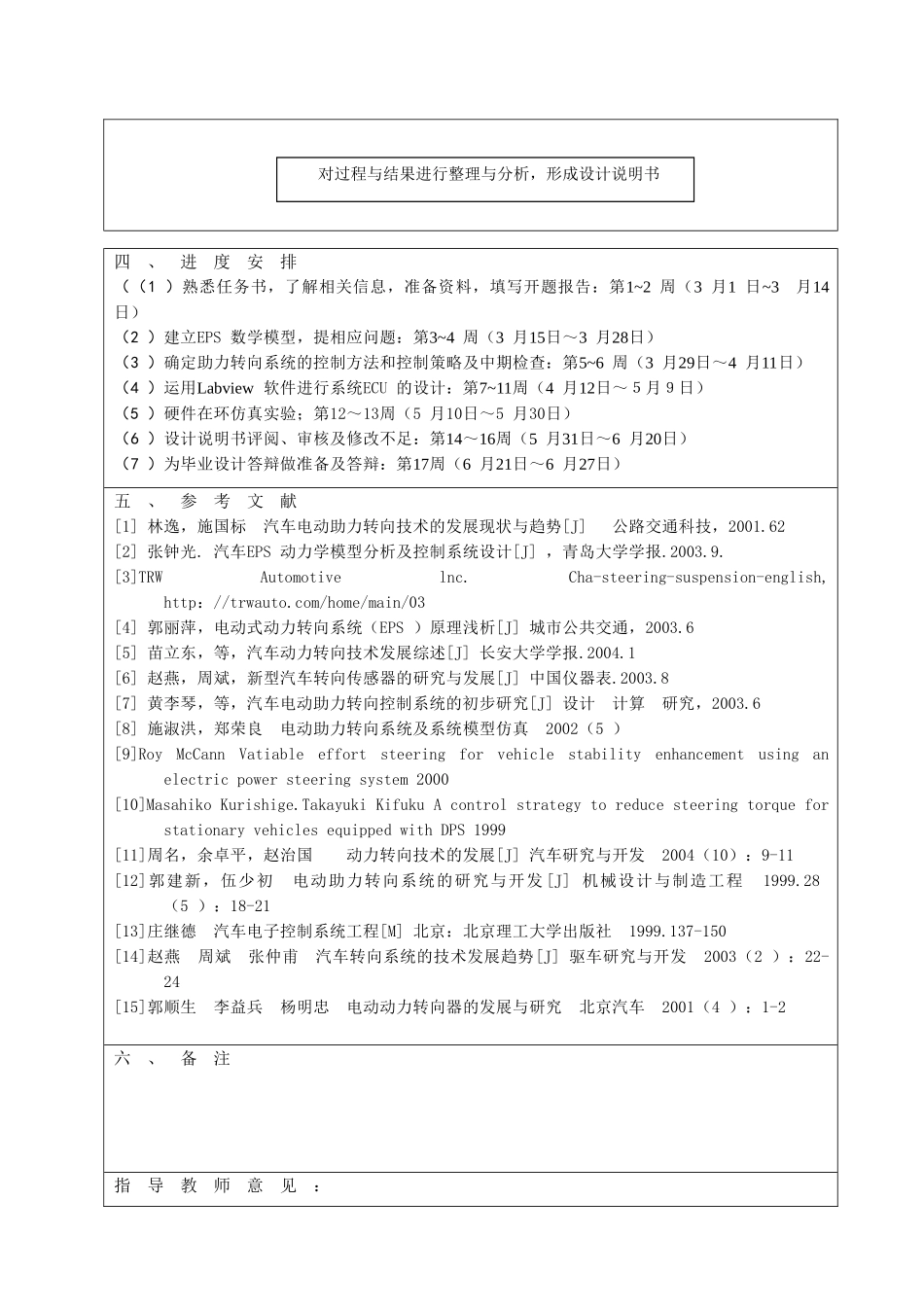 电动助力转向硬件在环仿真系统设计开题报告.doc_第3页