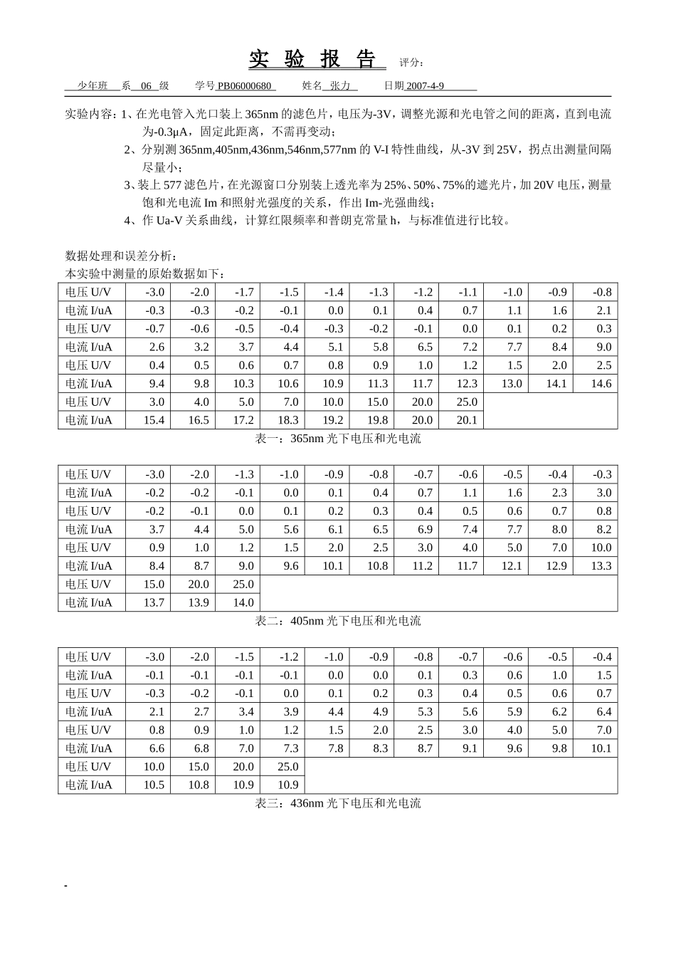 光电效应法测普朗克常量(1).doc_第2页
