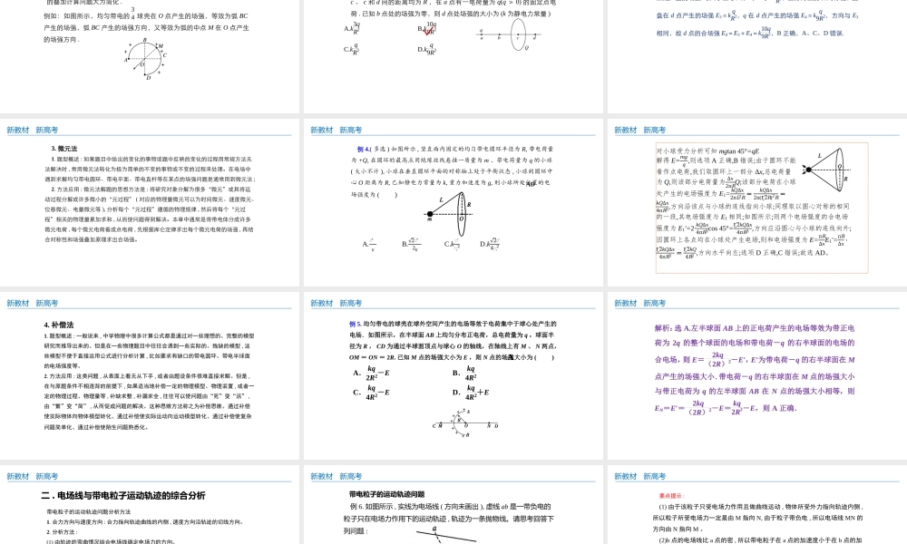 微型专题01 电场力的性质(共34张PPT).pptx