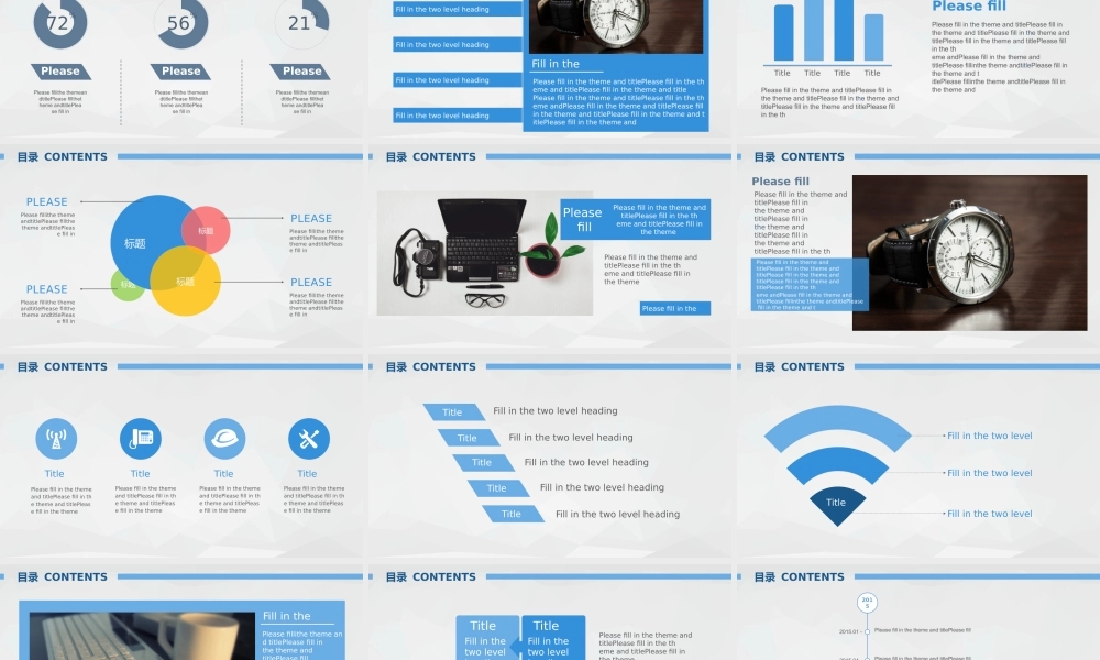 【@PPT精选 推荐P72】简洁大气有视觉焦点的述职总结报告免费PPT模板@】T.H【.pptx