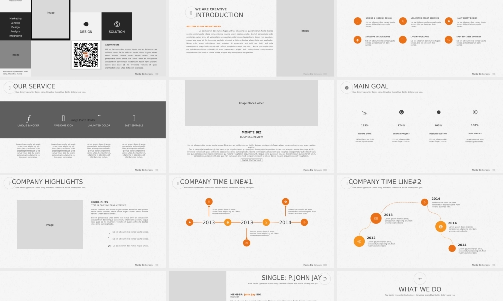【@PPT精选 推荐P92】40页精品！灰色欧美简约商务通用市场咨询风格专业PPT模板免费下载(1).ppt