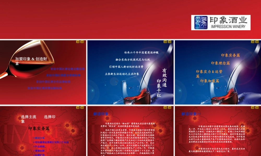 【xx国内知名红酒加盟手册】(1).ppt