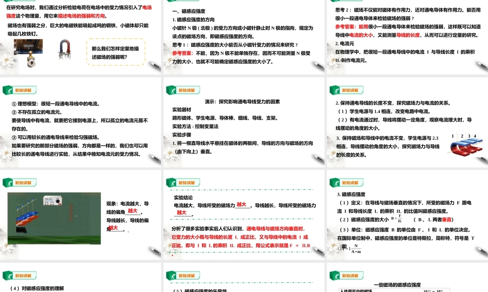 第13章第2节磁感应强度 磁通量课件(1).ppt