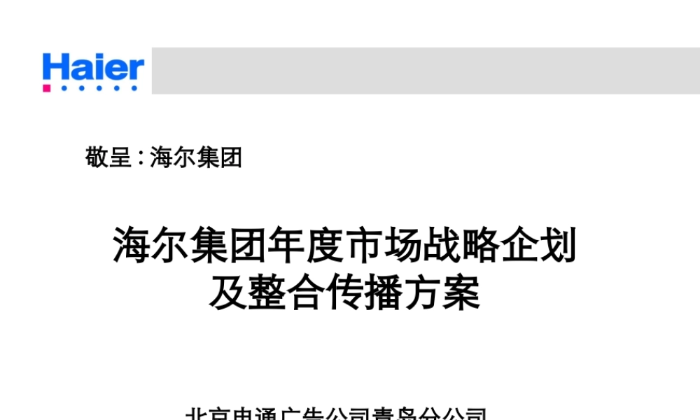 【海尔-电通企划全案】(1).ppt