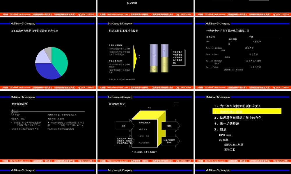 007麦肯锡—麦肯锡组织咨询手册.ppt