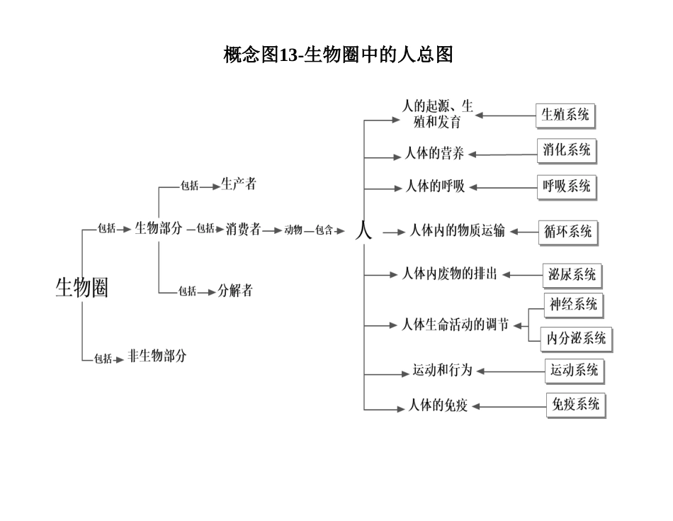 1-概念图-生物圈中的人-概念总图 -.doc_第1页