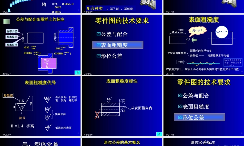 23第二十三讲 零件图公差.ppt