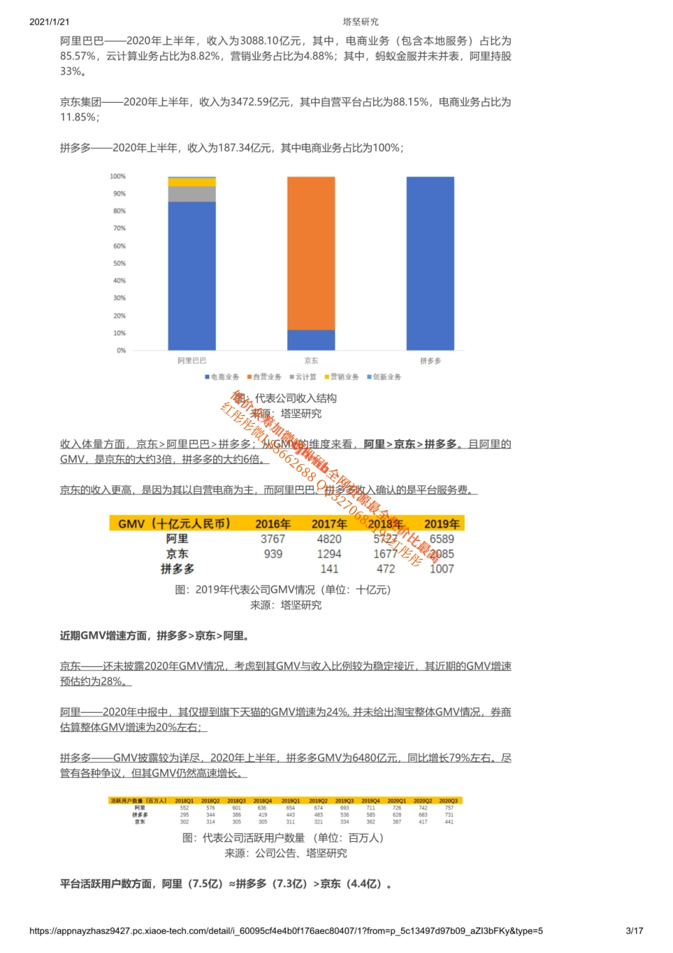 20210121产业链阿里巴巴VS京东VS拼多多：电商产业链梳理【优选课程网www.youxuan68.com】.pdf_第3页