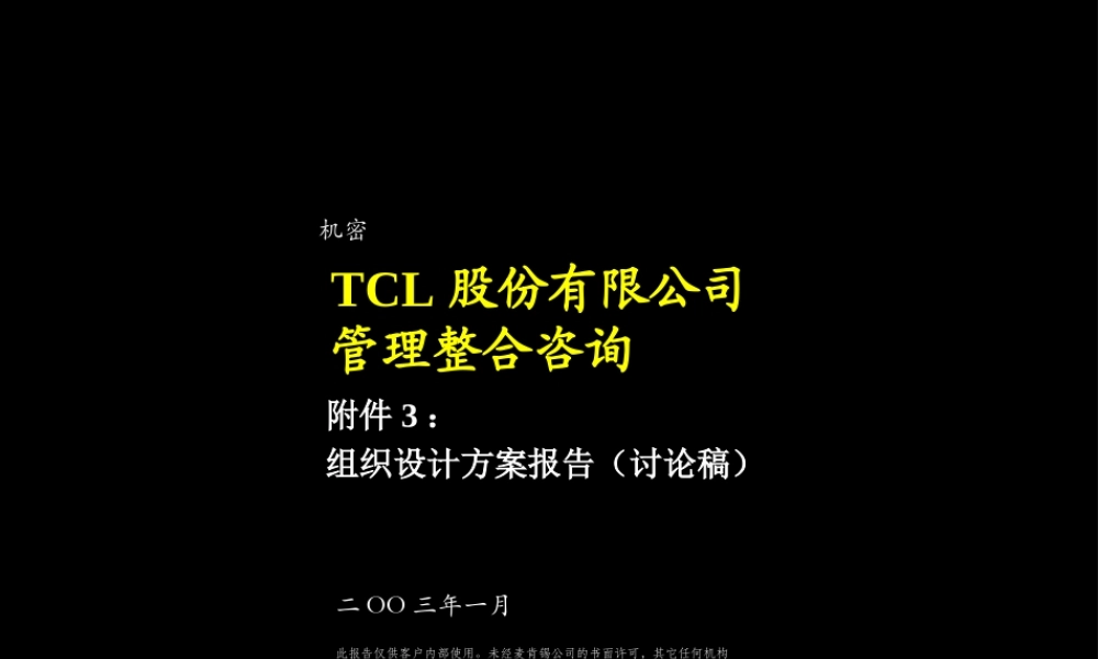 403 麦肯锡-TCL股份组织结构设计方案.ppt