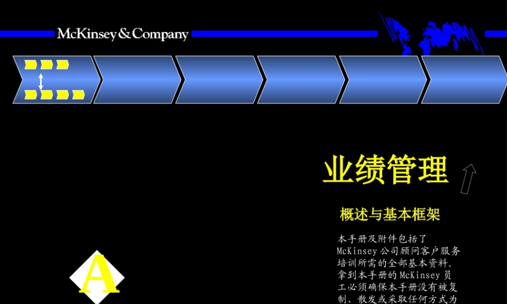 460 麦肯锡-业绩管理手册(1).PPT