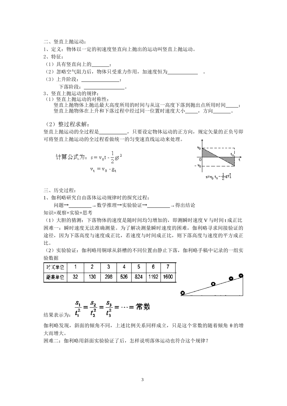 05自由落体和竖直上抛 学生版.docx_第3页