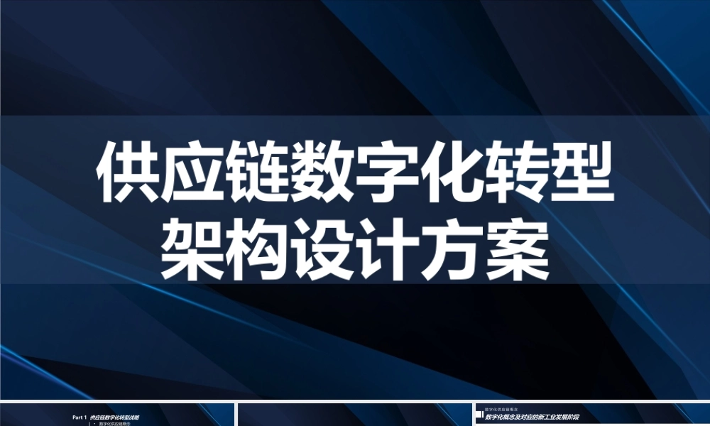 2024年供应链数字化转型顶层架构设计方案.pptx