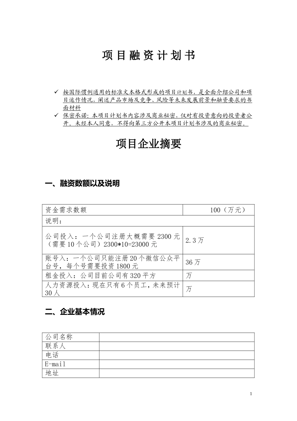 5389项目融资计划书.doc完整版.doc_第2页