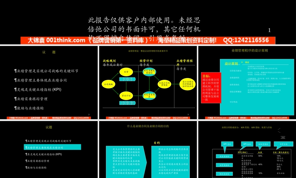 404 麦肯锡－黑龙江庆新油田业绩管理报告.ppt