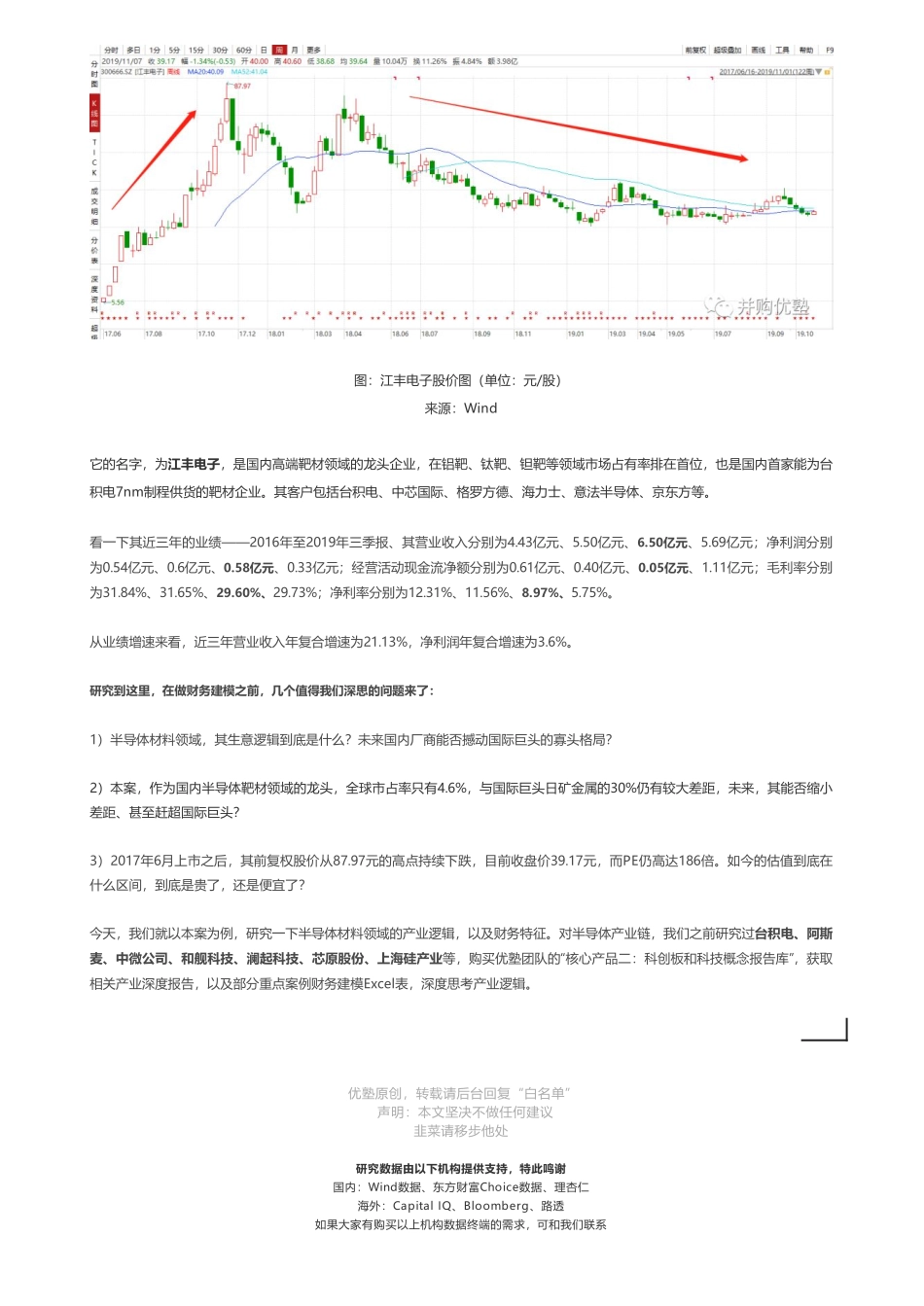 20191108内地-首次覆盖-江丰电子财务建模高端靶材龙头——优塾指数★★★（2019-11-8）（拼课会员免费添加微信：1318827120）【优选课程网www.youxuan68.com】.pdf_第2页