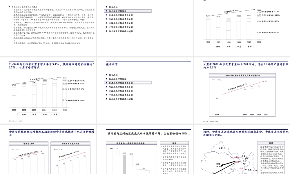 160科尔尼西北四省水泥市场进入战略.ppt