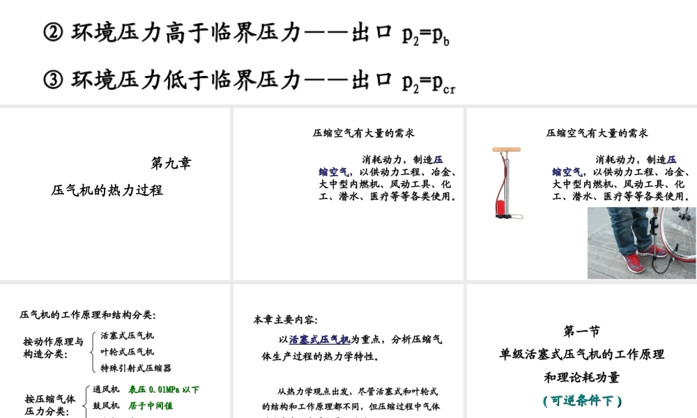 ch9 压气机的热力过程.ppt