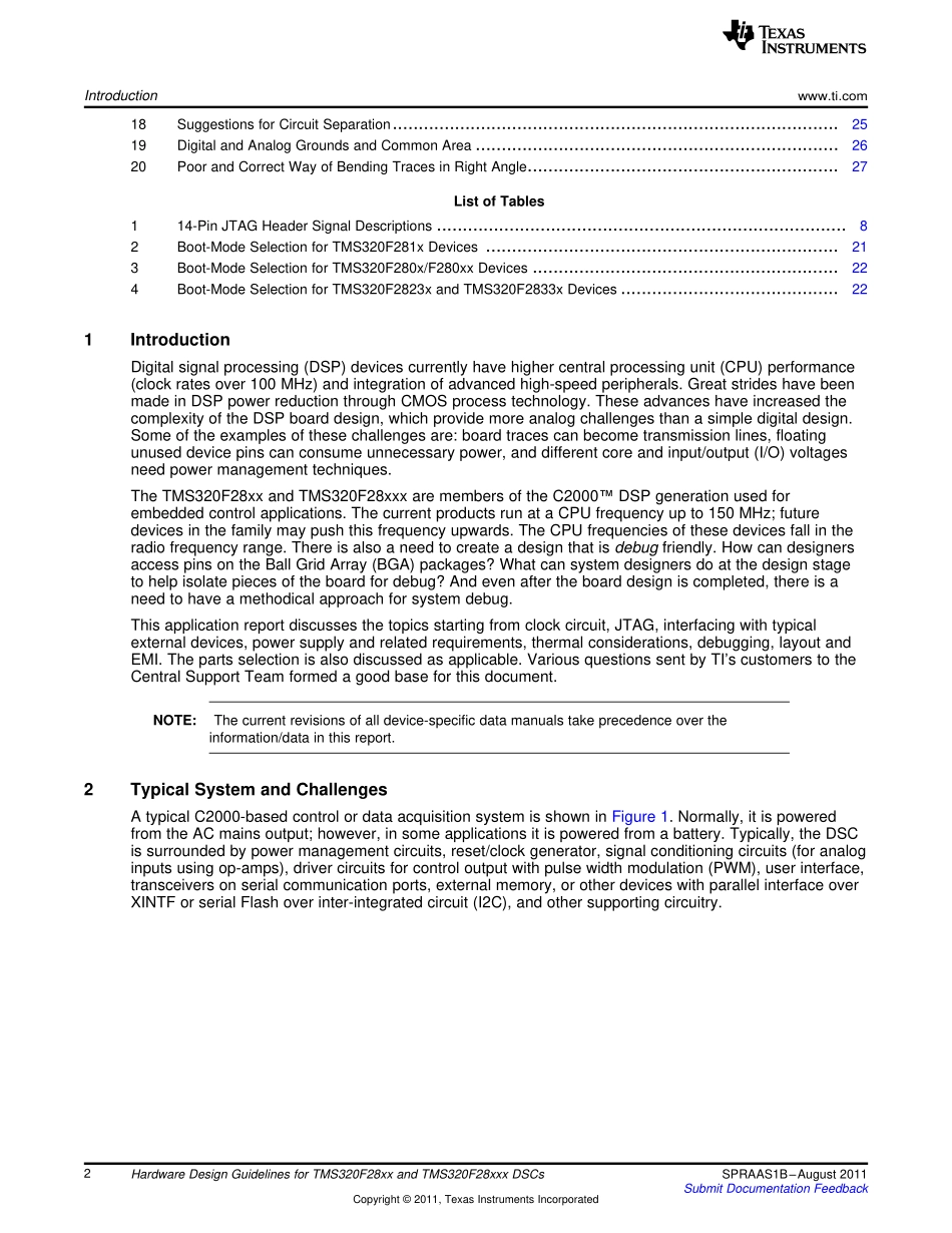 Hardware Design Guidelines for TMS320F28xx and TMS320F28xxx DSCs (1).pdf_第2页