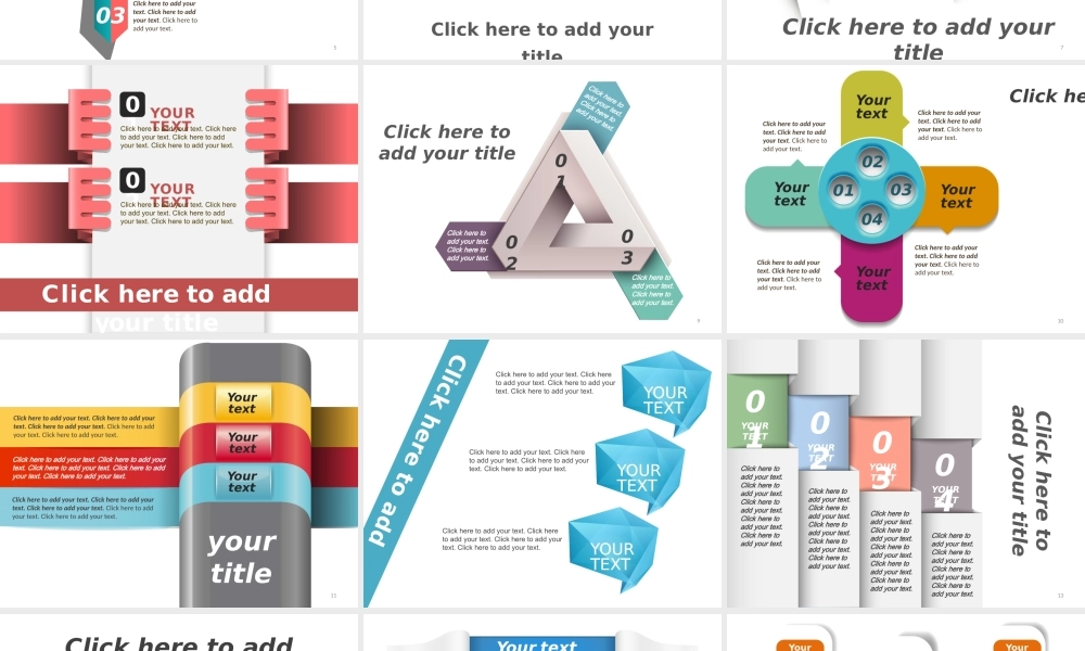 【@PPT精选 推荐】33页超全！国外创意立体PPT图表系列(1).pptx