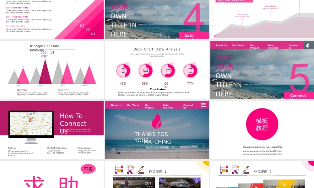 【@PPT精选 推荐P5】UI时尚网页风格免费PPT模板-@财务小生HRZ巨献(1).pptx