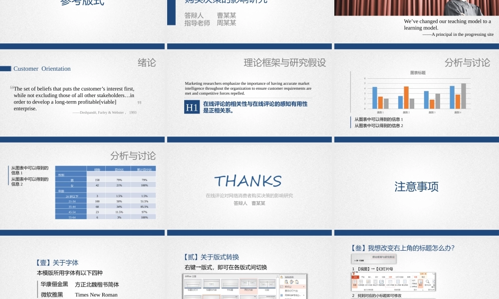 答辩类PPT模版 @曹将PPTao.pptx