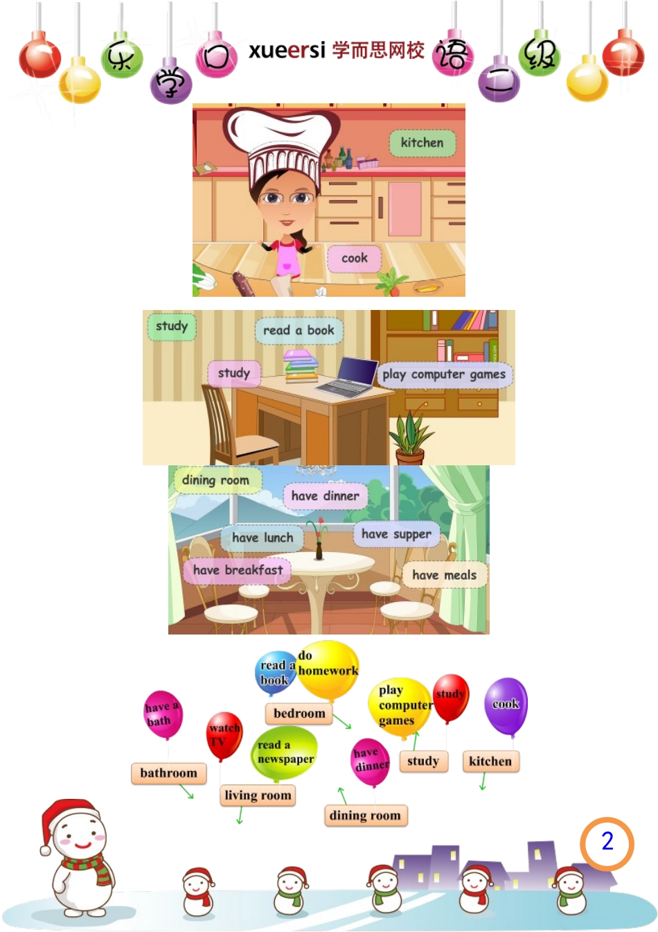 第1讲Rooms in the house（房间） 讲义.doc_第2页