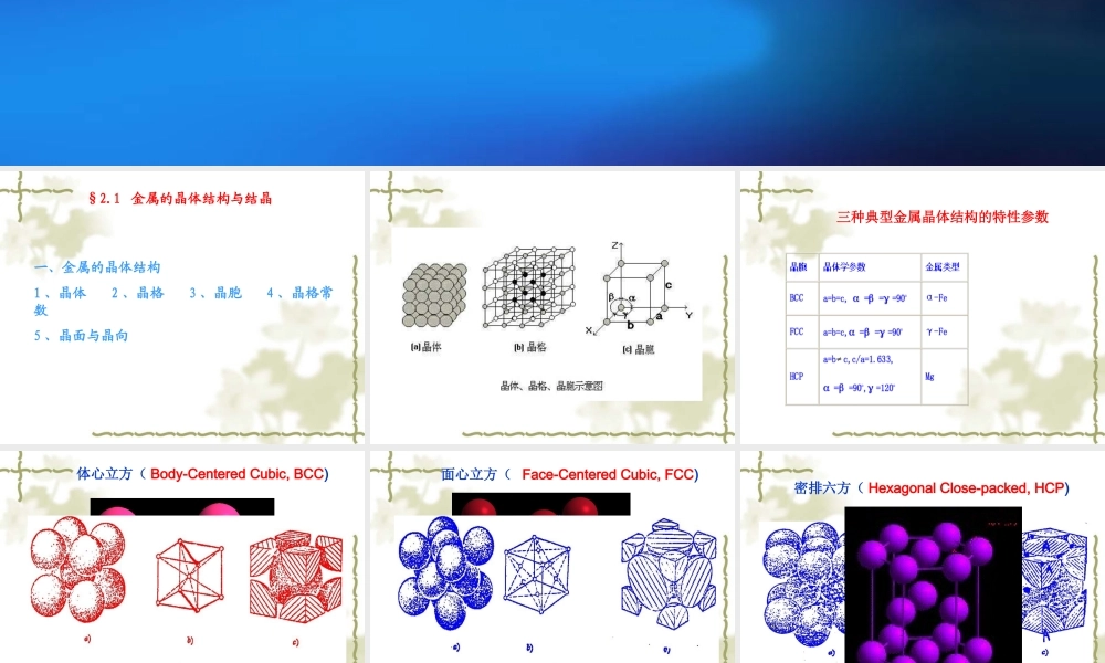 第二章 工程材料的原子排列.ppt