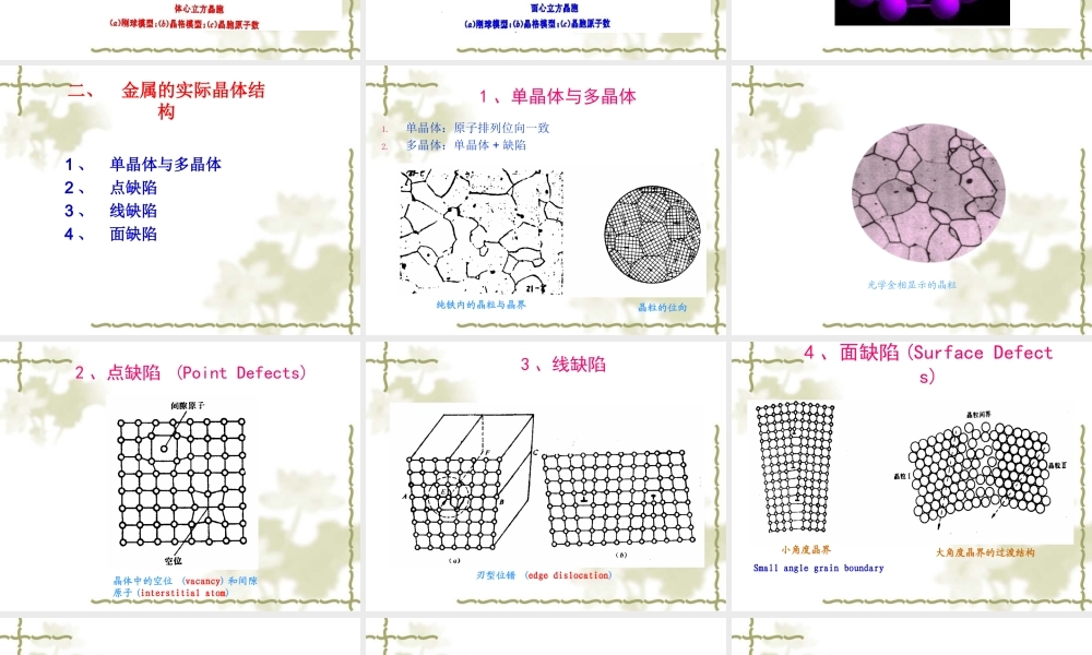 第二章 工程材料的原子排列.ppt
