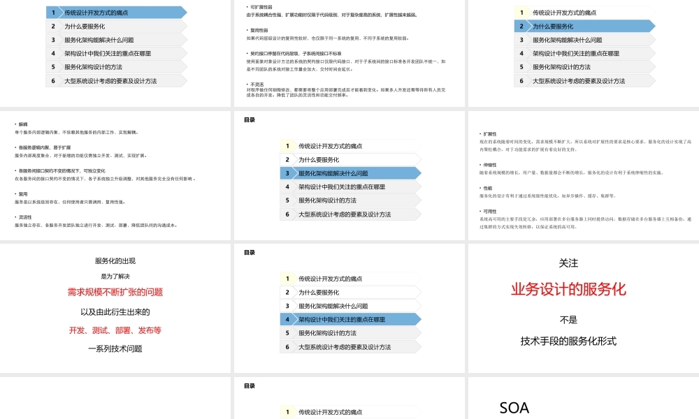 服务化、大型系统设计等方面知识分享.pptx