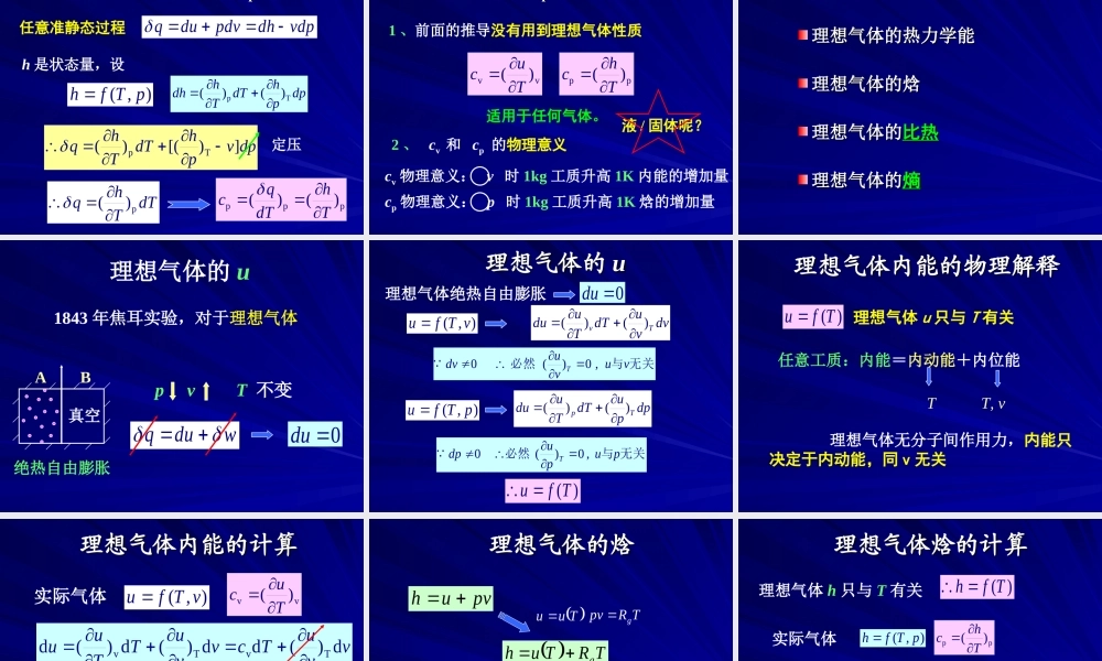 工程热力学（52学时） 第三章.ppt