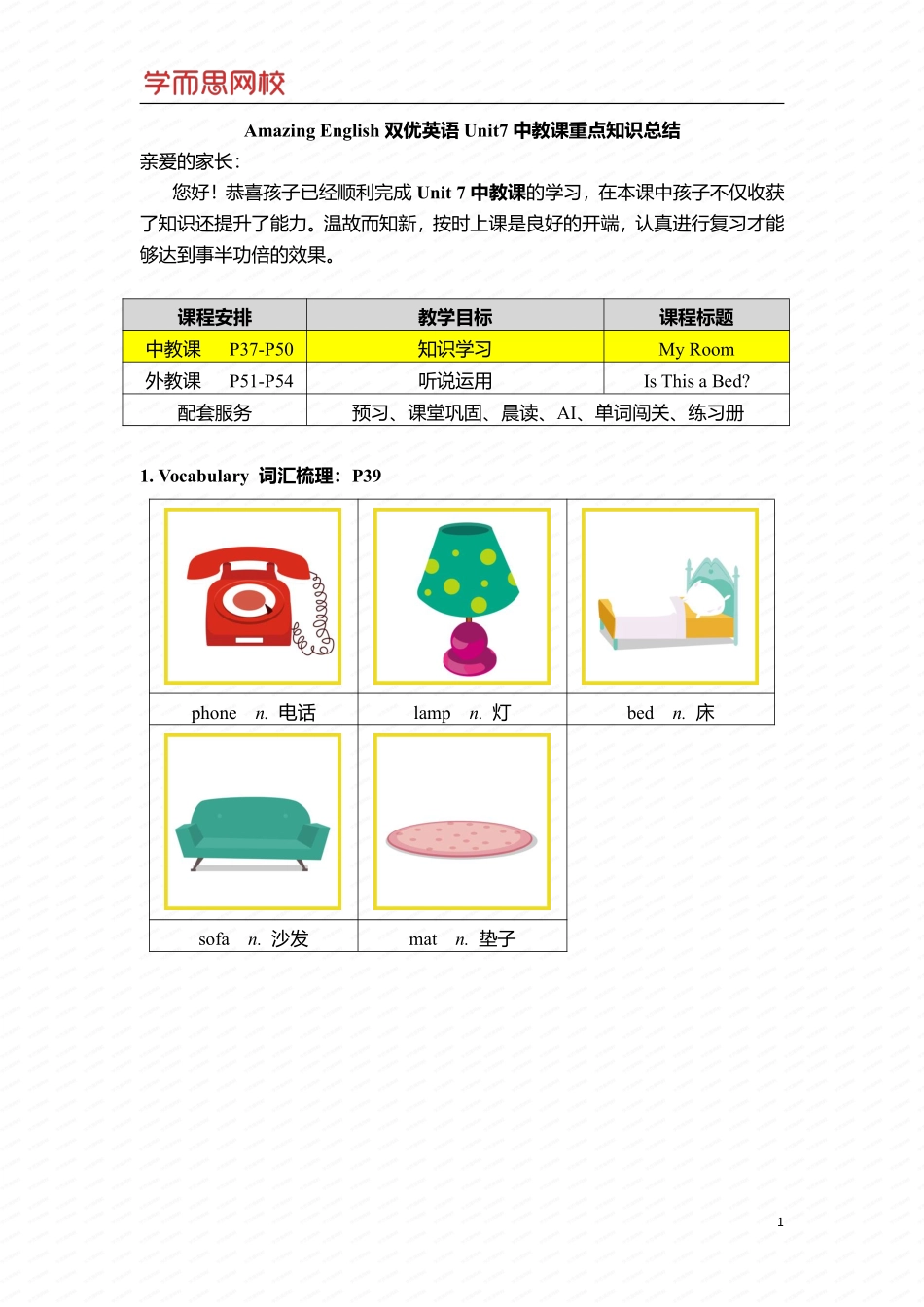 U7-Ls1重点知识总结(1).pdf_第1页