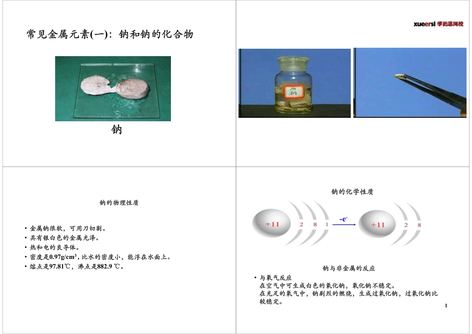 常见金属元素（一）：钠和钠的化合物(1).pdf_第1页