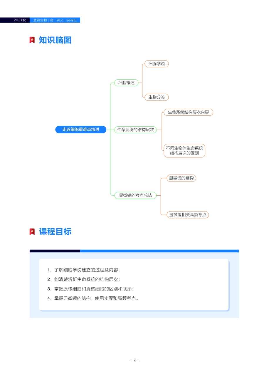 高一尖端讲义-1.走近细胞重难点精讲(2).pdf_第3页