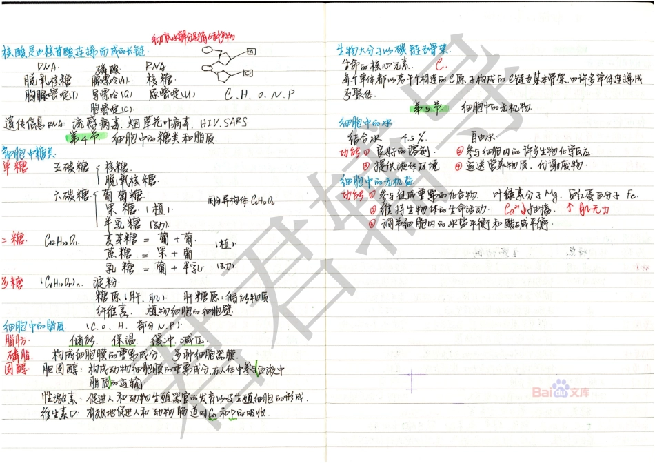 高考吉林理科状元（并列）刘梦非生物笔记【教育盘jiaoyupan.com】.pdf_第3页
