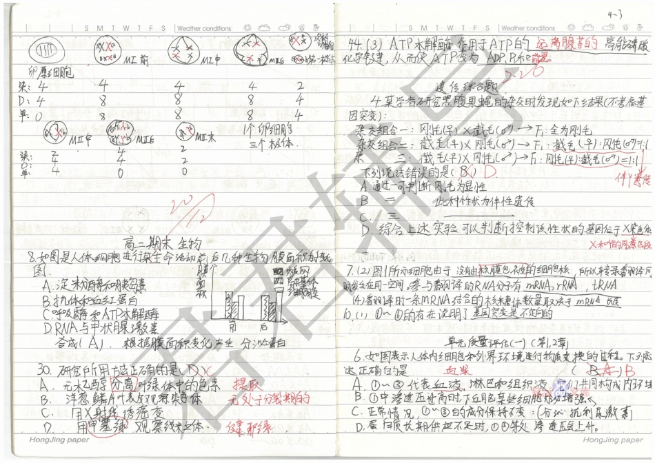 高考宁夏理科状元罗政灵生物错题集.pdf_第3页