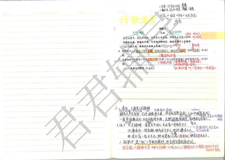 高考河南文科状元齐华瑞语文笔记3【教育盘jiaoyupan.com】.pdf_第1页