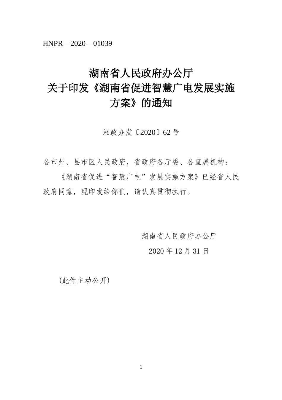 湖南省促进智慧广电发展实施方案.doc_第1页