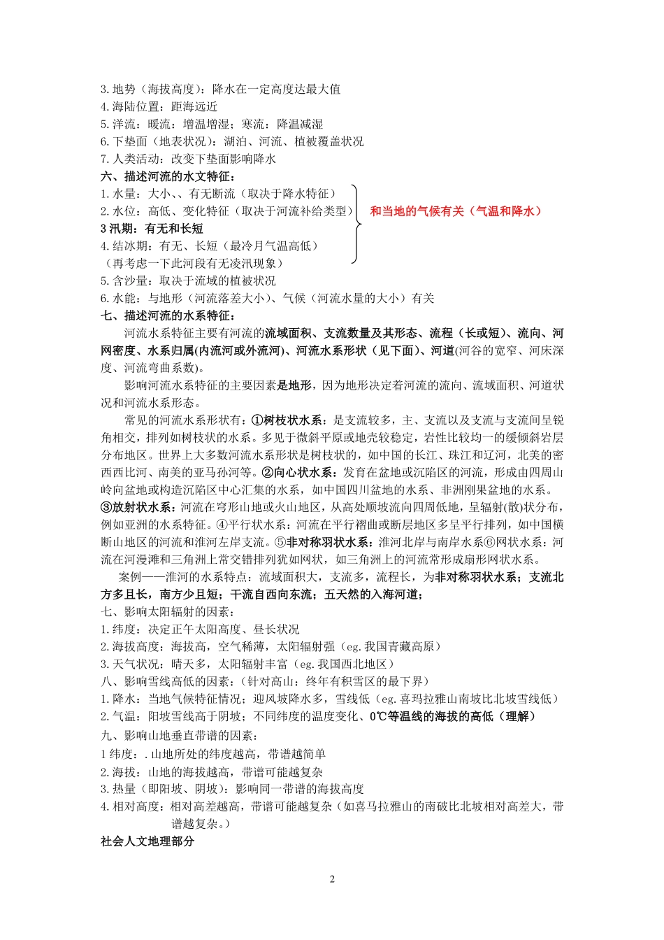 高考地理大题答题模板.pdf_第2页