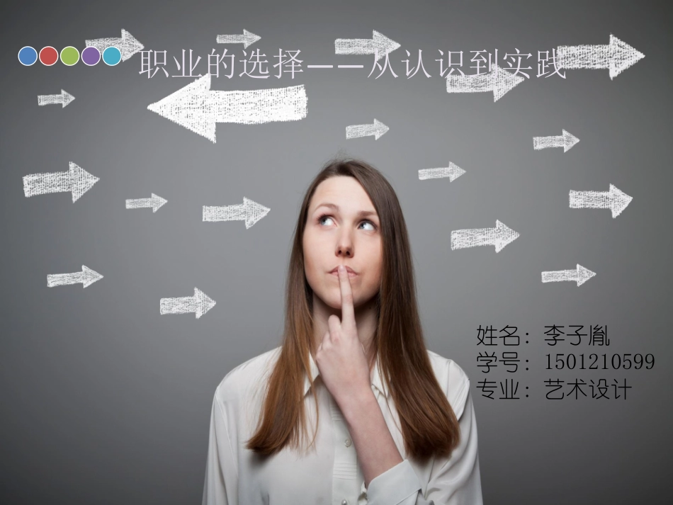 经管苑-1501210599-李子胤-2016年-上半年-论文-职业的选择-从认识到实践（PPt）.pdf_第1页