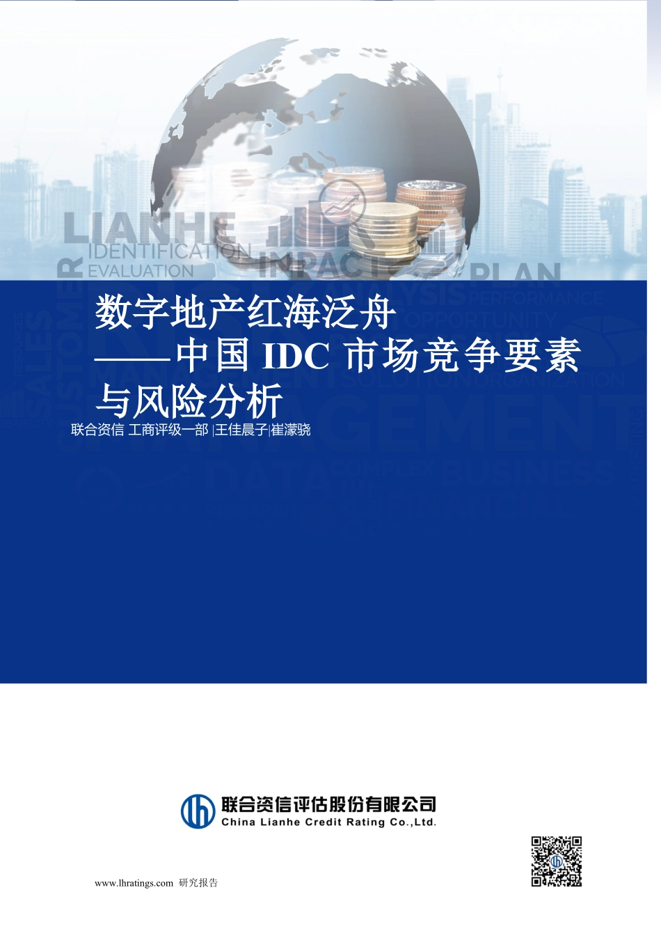 联合资信：中国IDC市场竞争要素与风险分析-数字地产红海泛舟(1).pdf_第1页