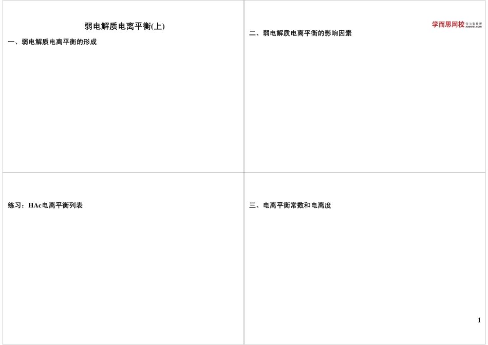 弱电解质电离平衡(上)(1).pdf_第1页