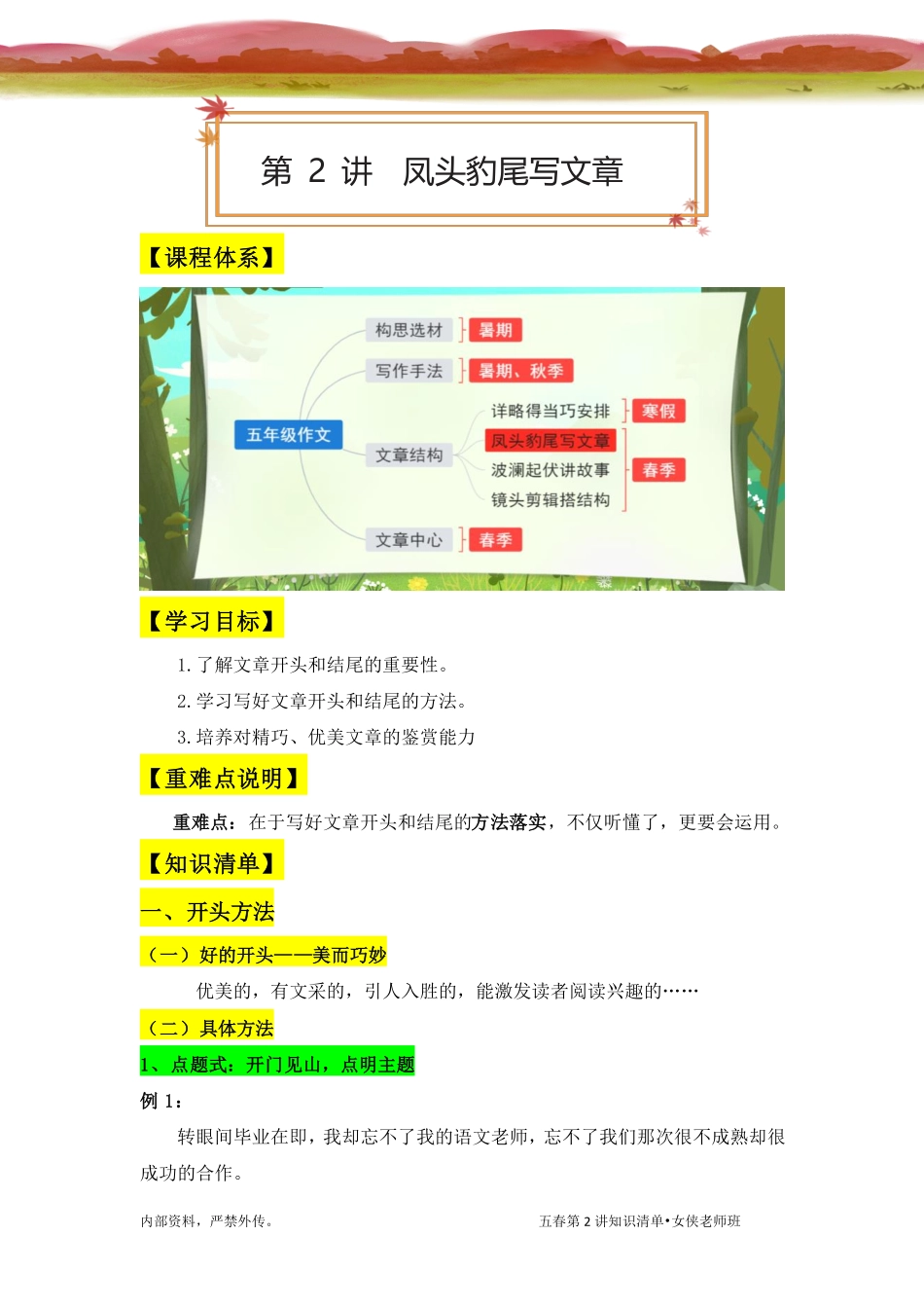 五春第2讲知识清单.pdf_第1页