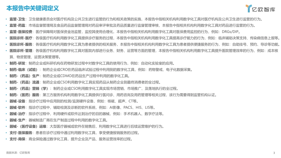 亿欧智库：2023年中国医疗产业数字化转型现况及能力研究报告.pdf_第3页