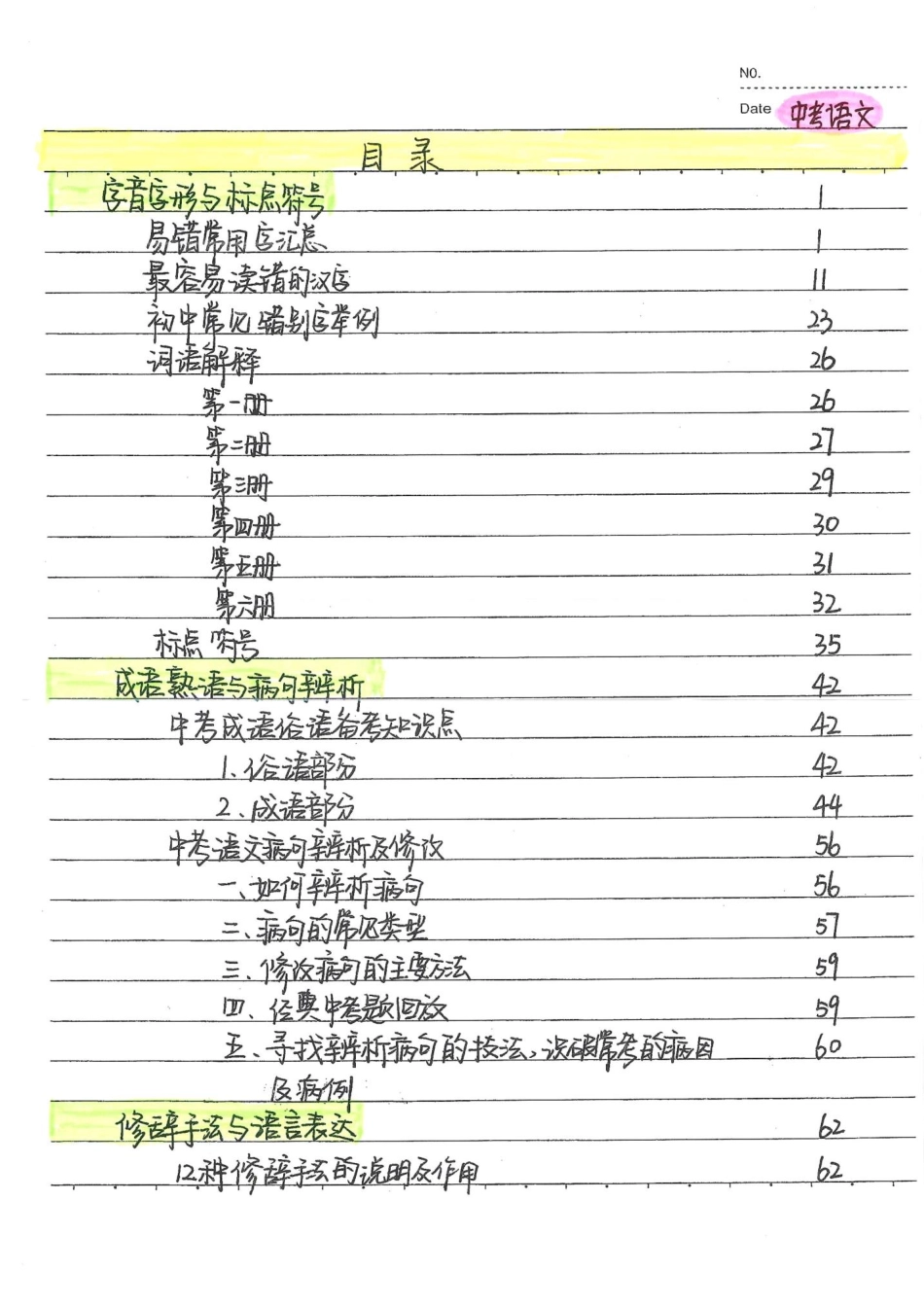 中考语文状元笔记（198页）.pdf_第3页