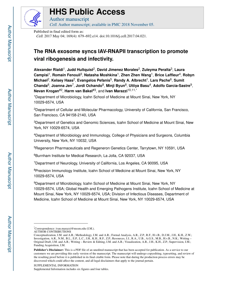 2017-Rialdi-The RNA Exosome Syncs IAV-RNAPII T.pdf_第1页