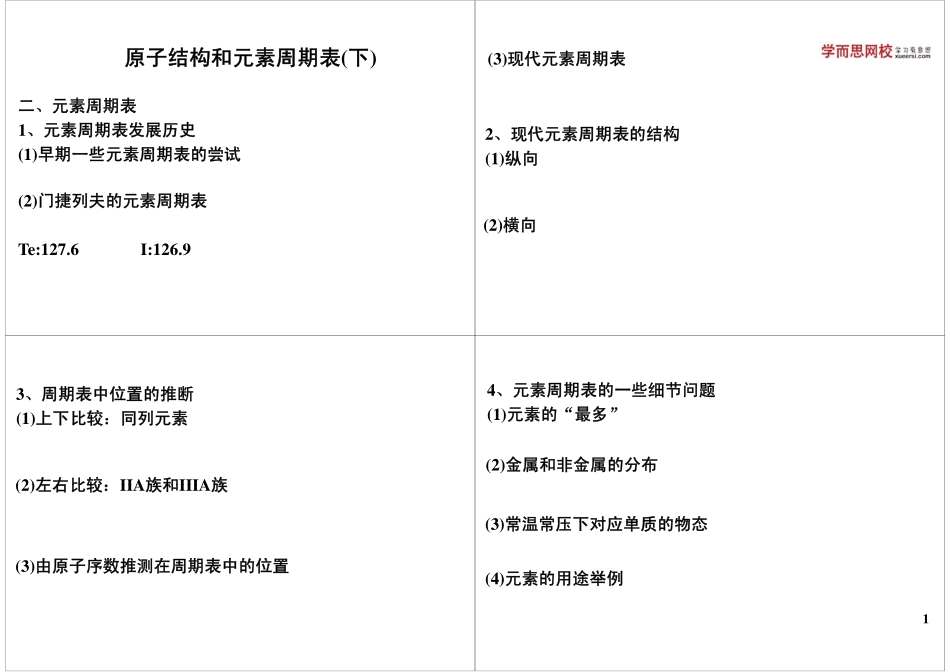 原子结构和元素周期表（下）(1).pdf_第1页